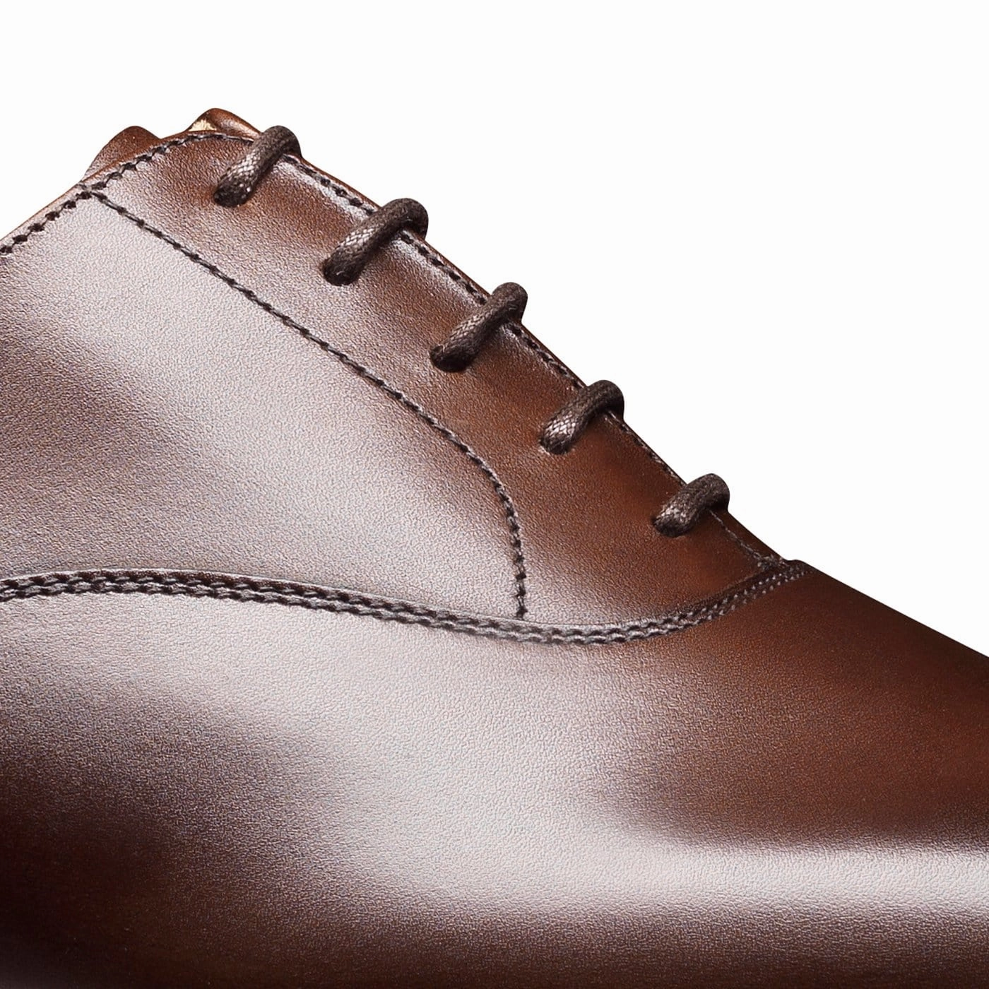 structured look Go-to Wear Connaught Dark Brown Burnished Calf