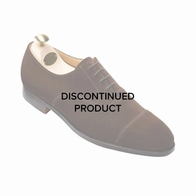 Connaught Dark Brown Suede Full Grain Oxfords Wide Fit Oxfords