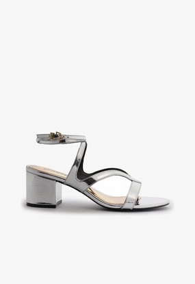 Stephanie Mid Block Sandal Sleek Footwear