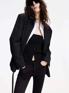 Weather Smart Look Warm Essentials Contrast Cuffs Tailored Blazer