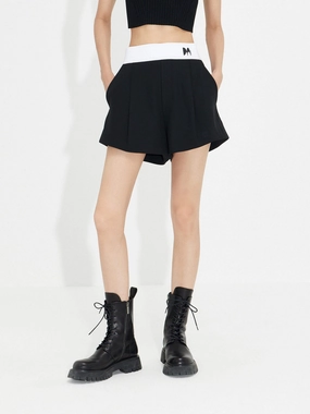 RecyclablePackaging Contrasting Waist Detail Shorts