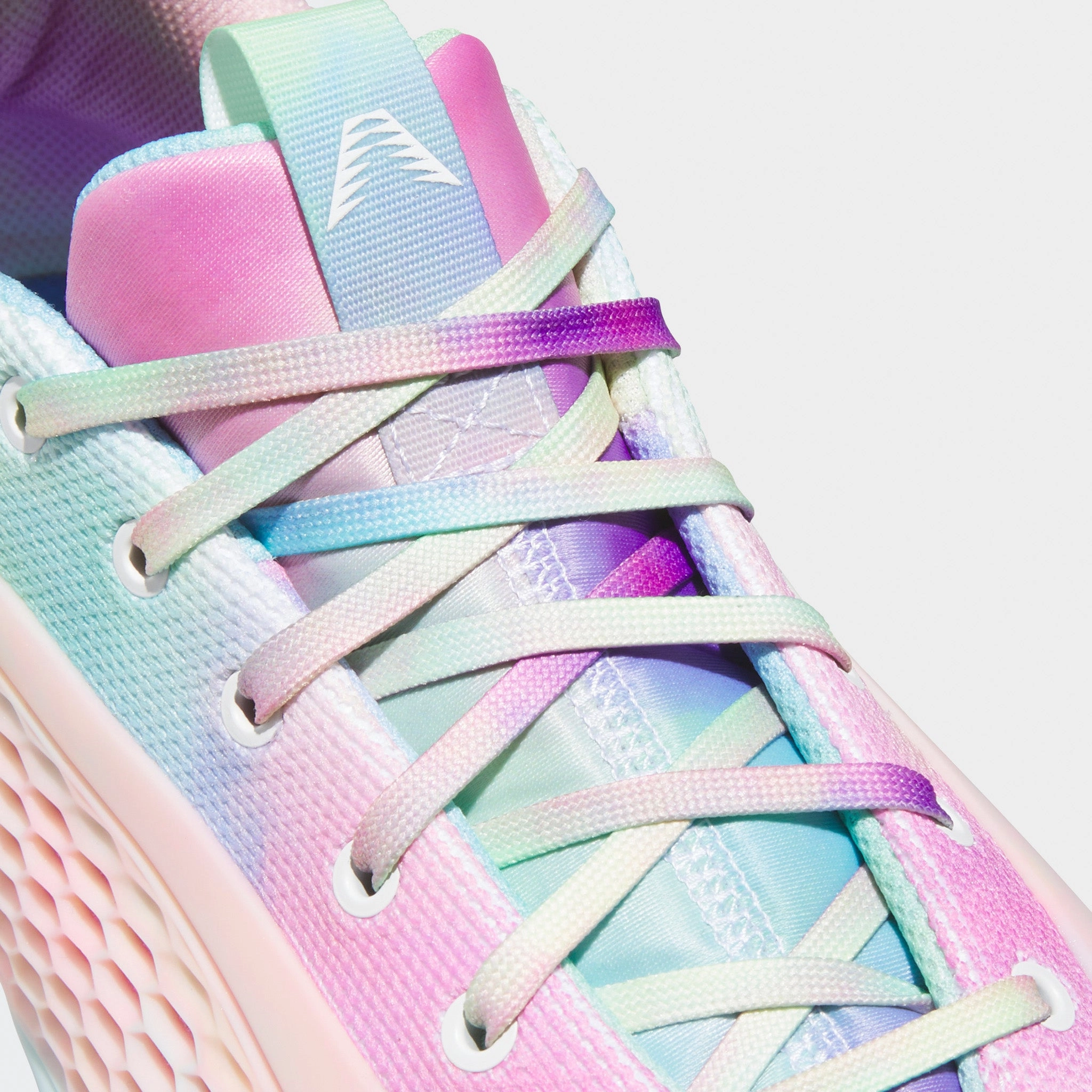 adidas Anthony Edwards 1 Low Cloud White / Acid Orange - Bliss Pink Abrasion Resistant Sole