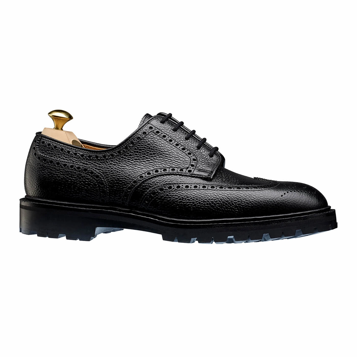 Flexible Step Comfort Seamless Design Pembroke Black Scotch Grain