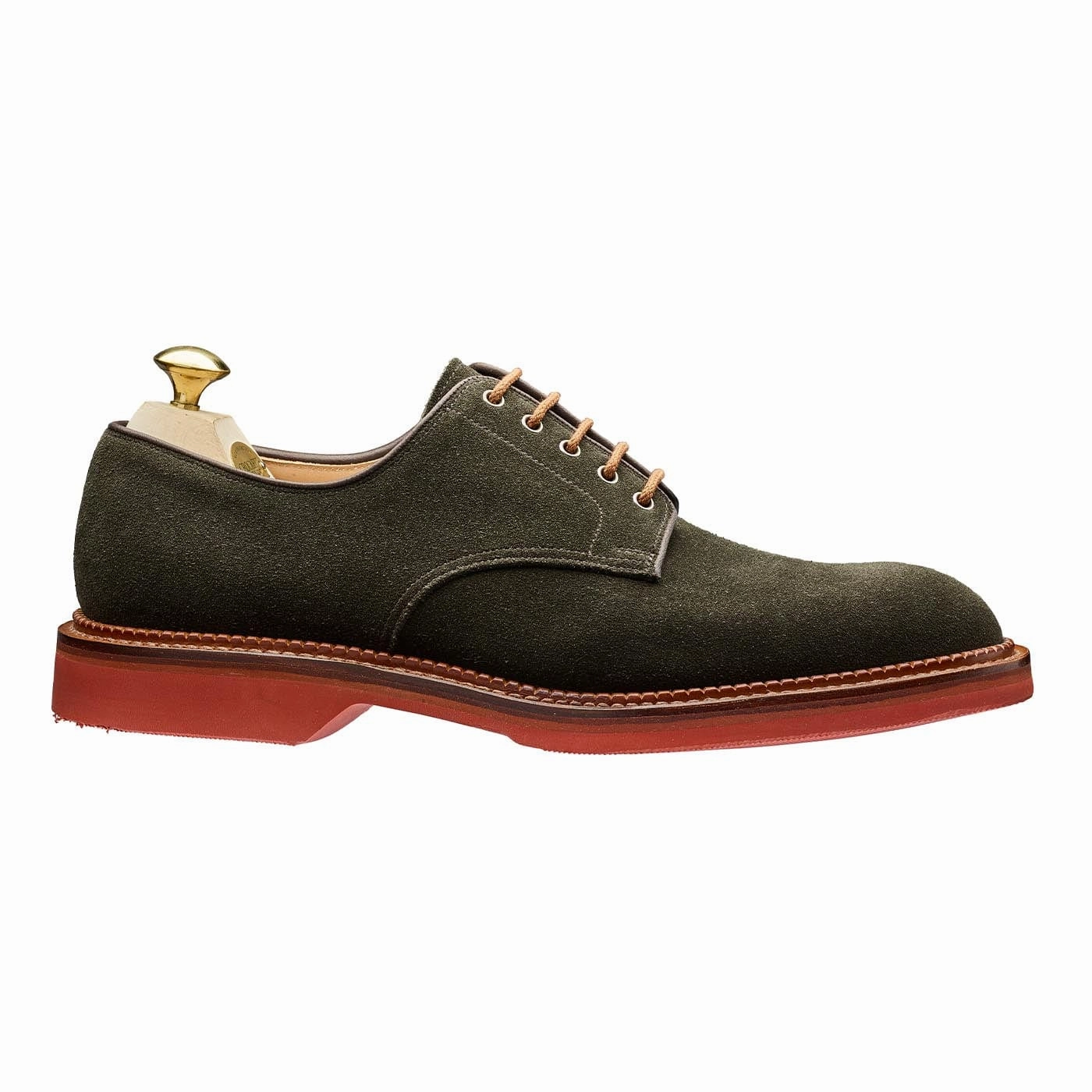 Cornell Earth Green Suede Travel Style