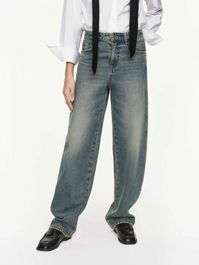 Solid Choice Casual Friday Versatile Cotton Barrel Leg Jeans