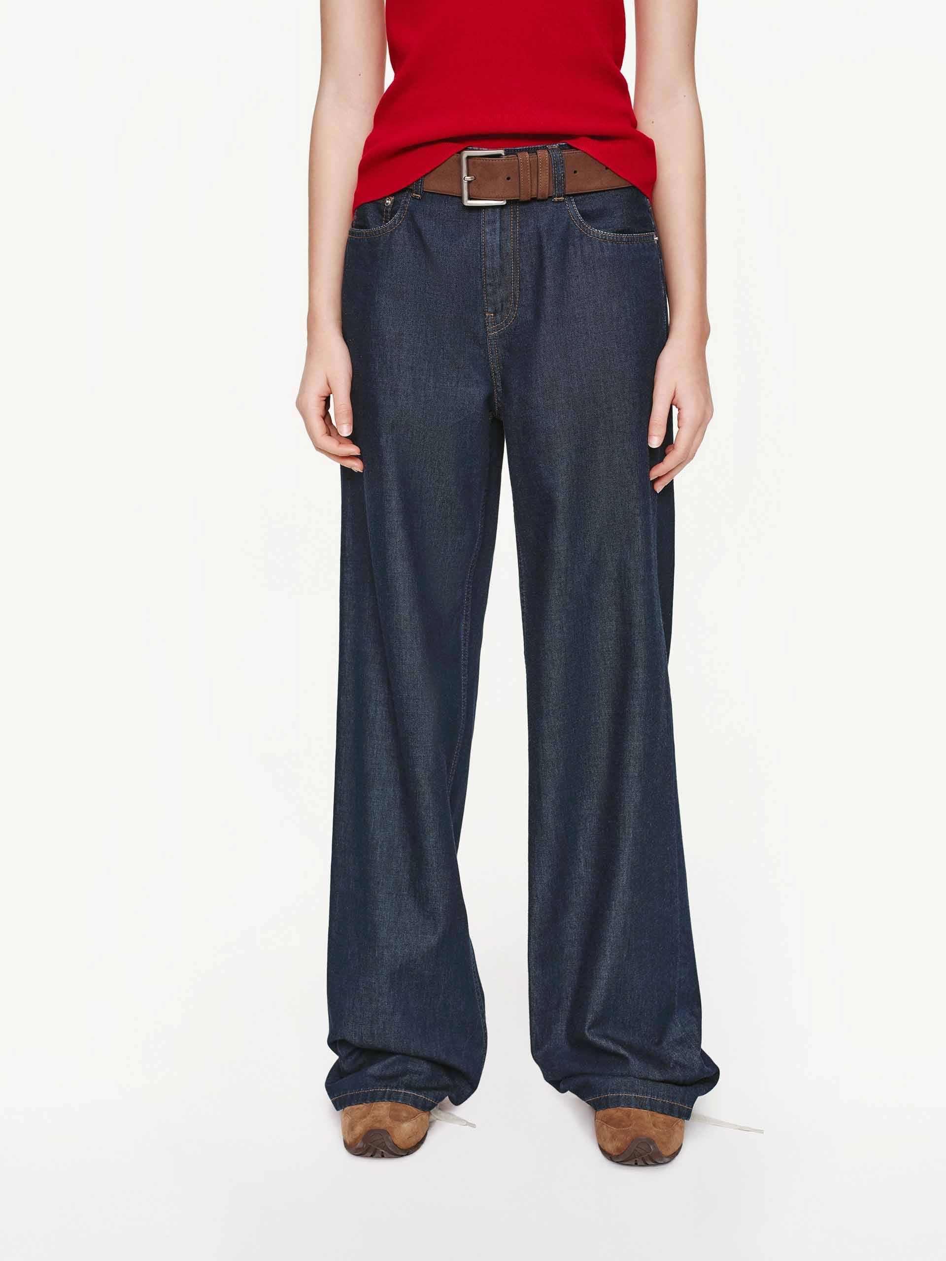 Cotton Blend Blue Jeans Premium Outdoor Enthusiast Bold Casual Friday