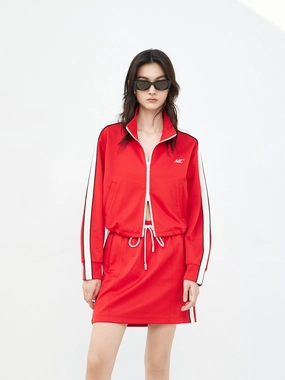Cotton Blend Contrast Jacket Fade Resistant Dye Poly Blend