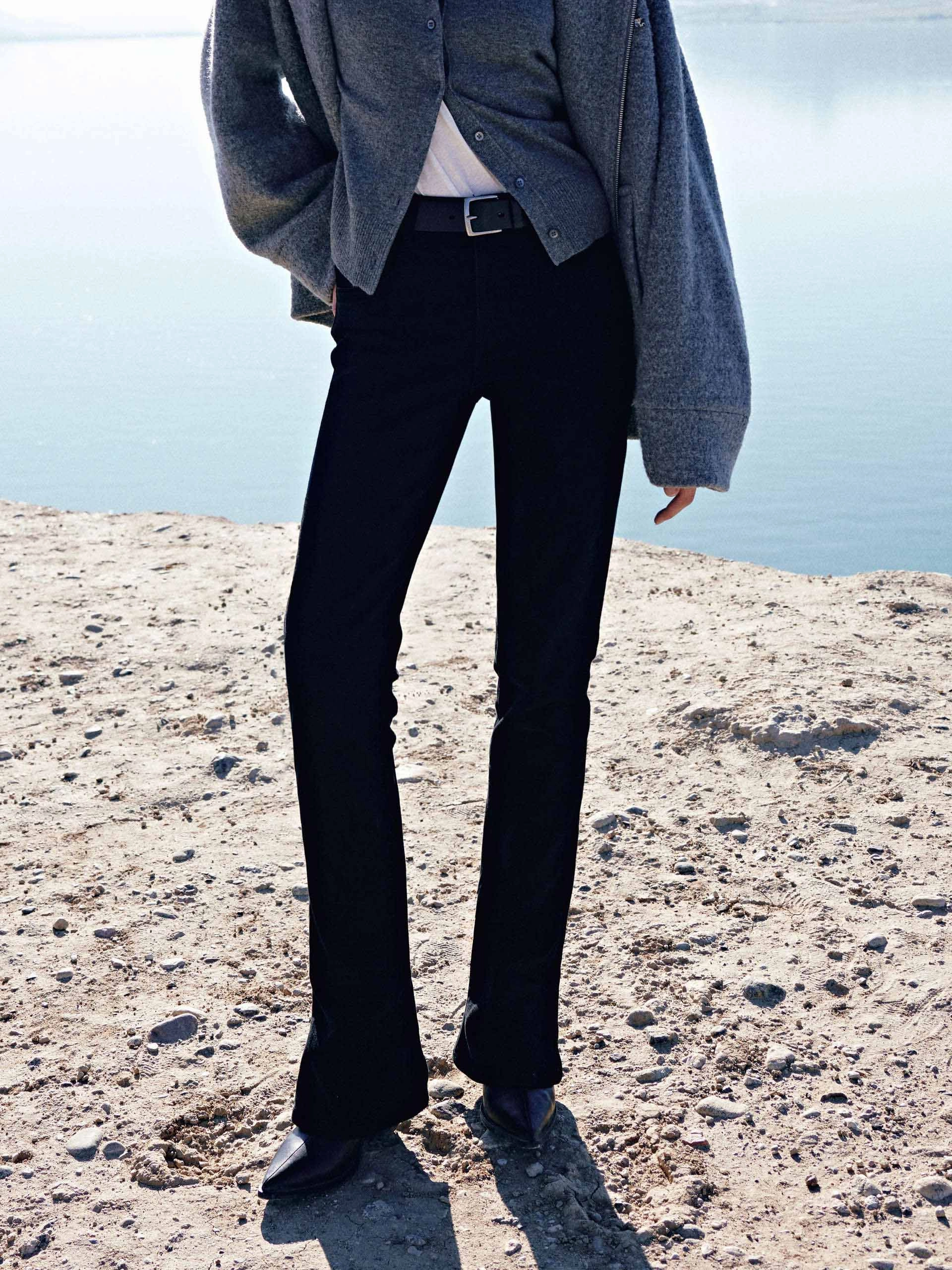 Work Ready Soft Timeless Choice Cotton Blend Flared Jeans