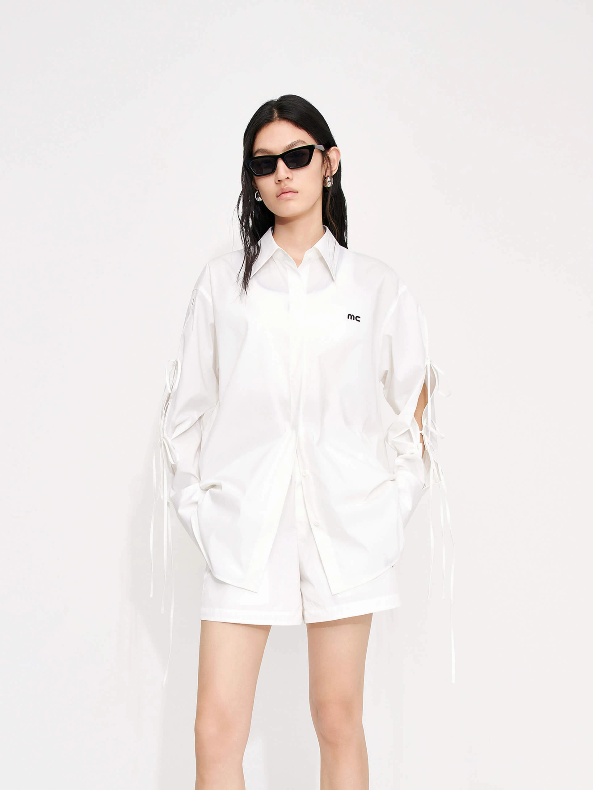 NonIrritating Cotton Blend Oversized Shirt