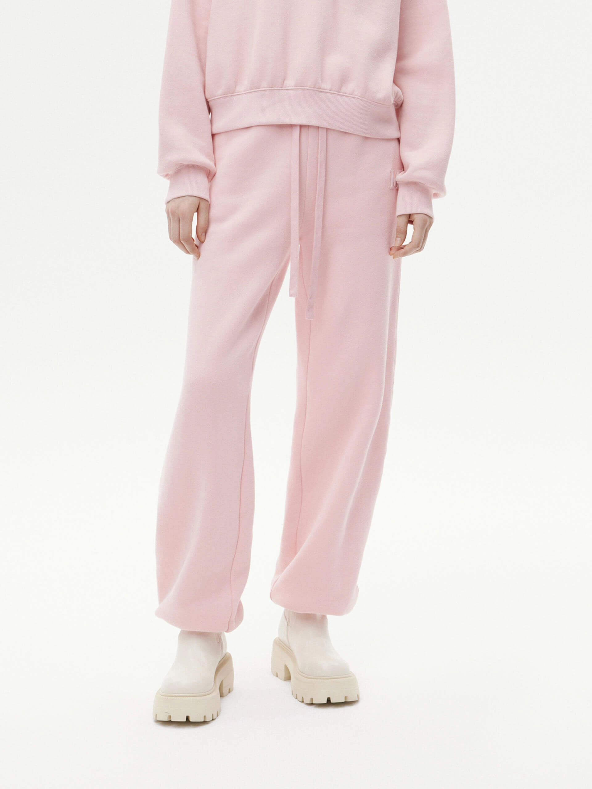 Cotton Drawstring Waist Pants Detachable belt