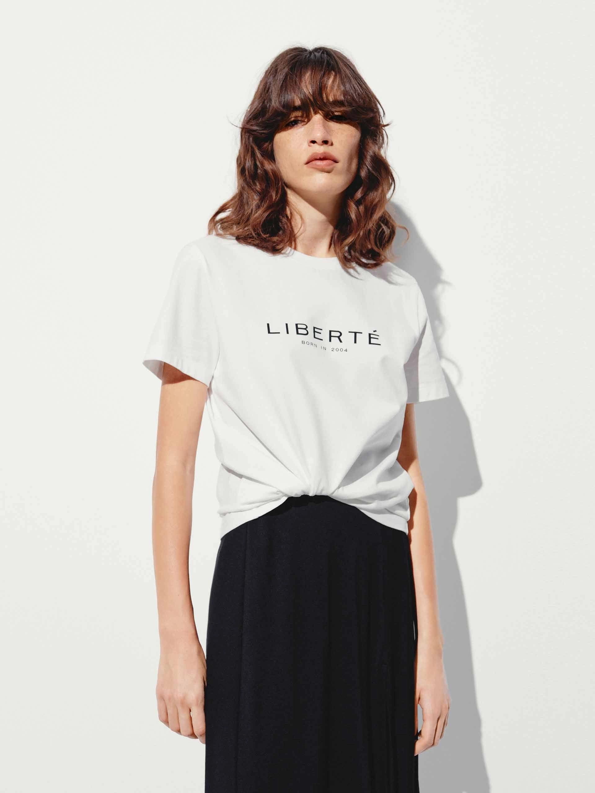 Cotton Letter Round Neck T-shirt Weekend Essential