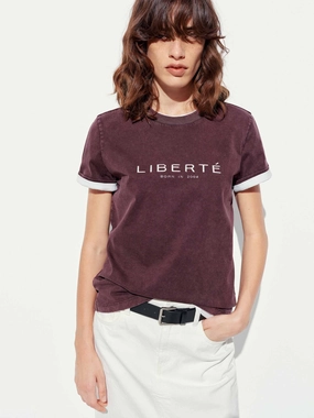 Holiday Casual Cotton Round Neck Letter T-shirt
