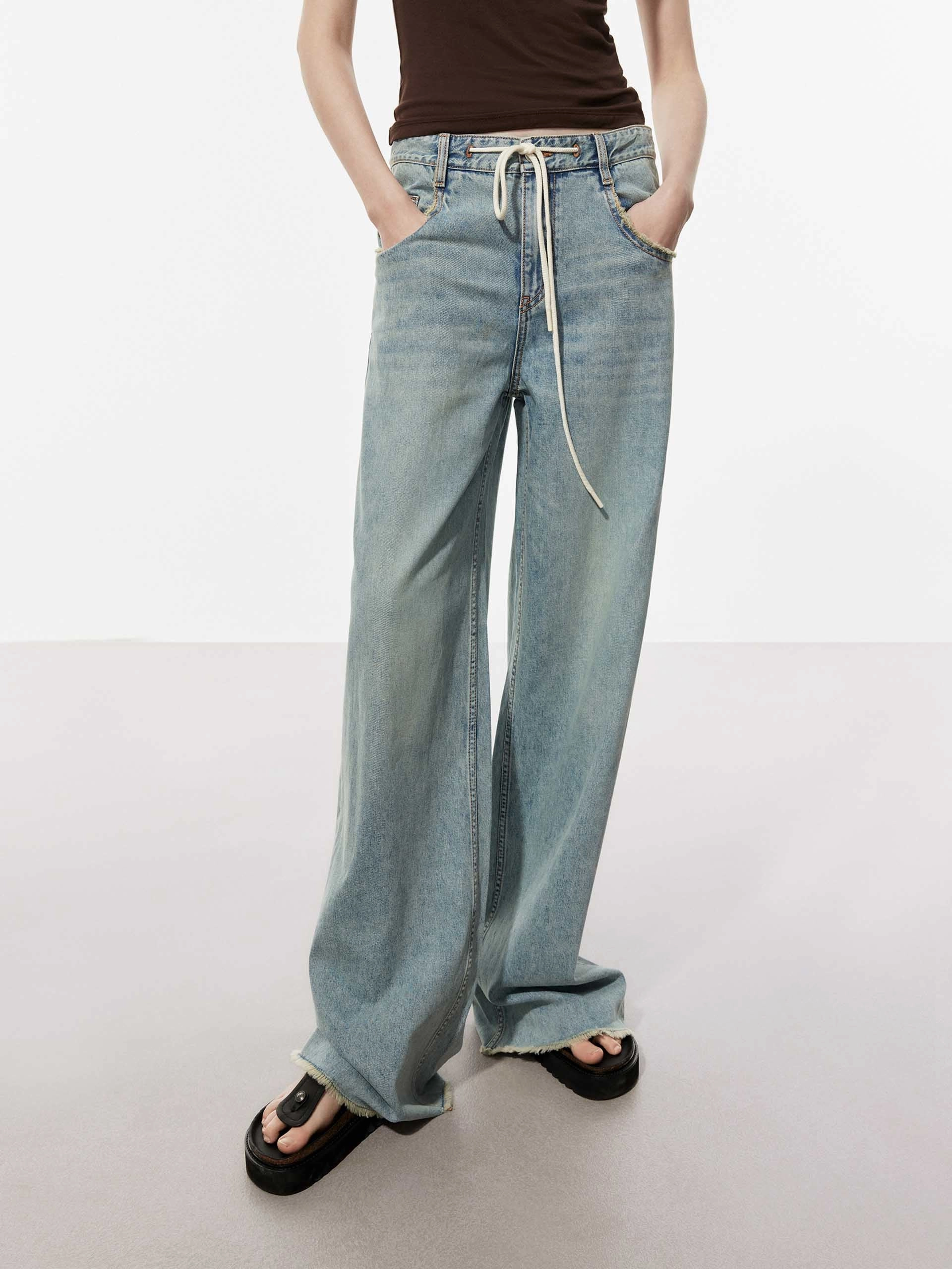Cotton Silk Loose Jeans Spring Mood Smooth Work Meeting Morning Stroll Sustainable Classic