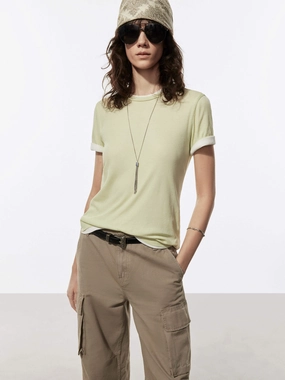 Cotton Two Piece T-shirt waterproof