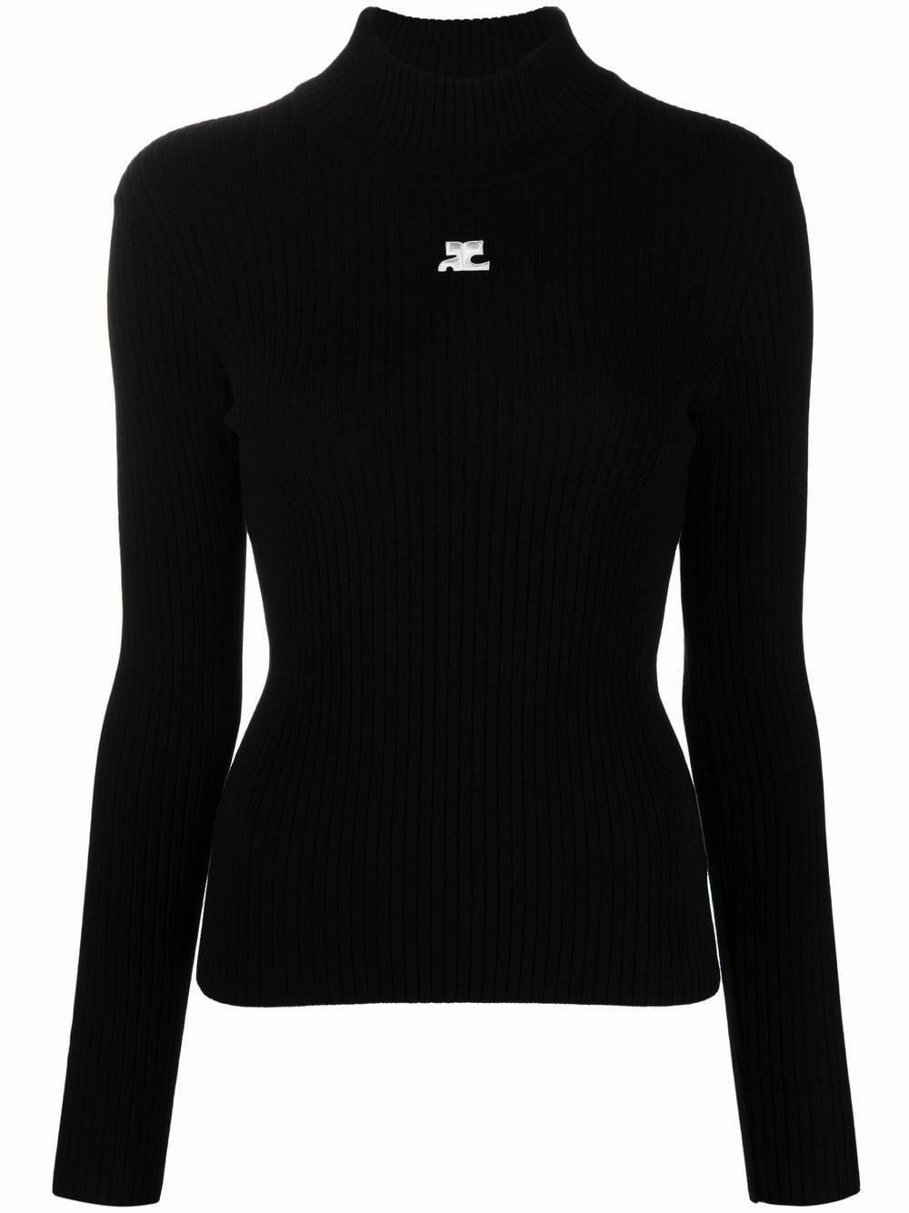 Courreges Re-Edition Women's Sweaters Stylish Everyday Wear Drop Needle Detailing