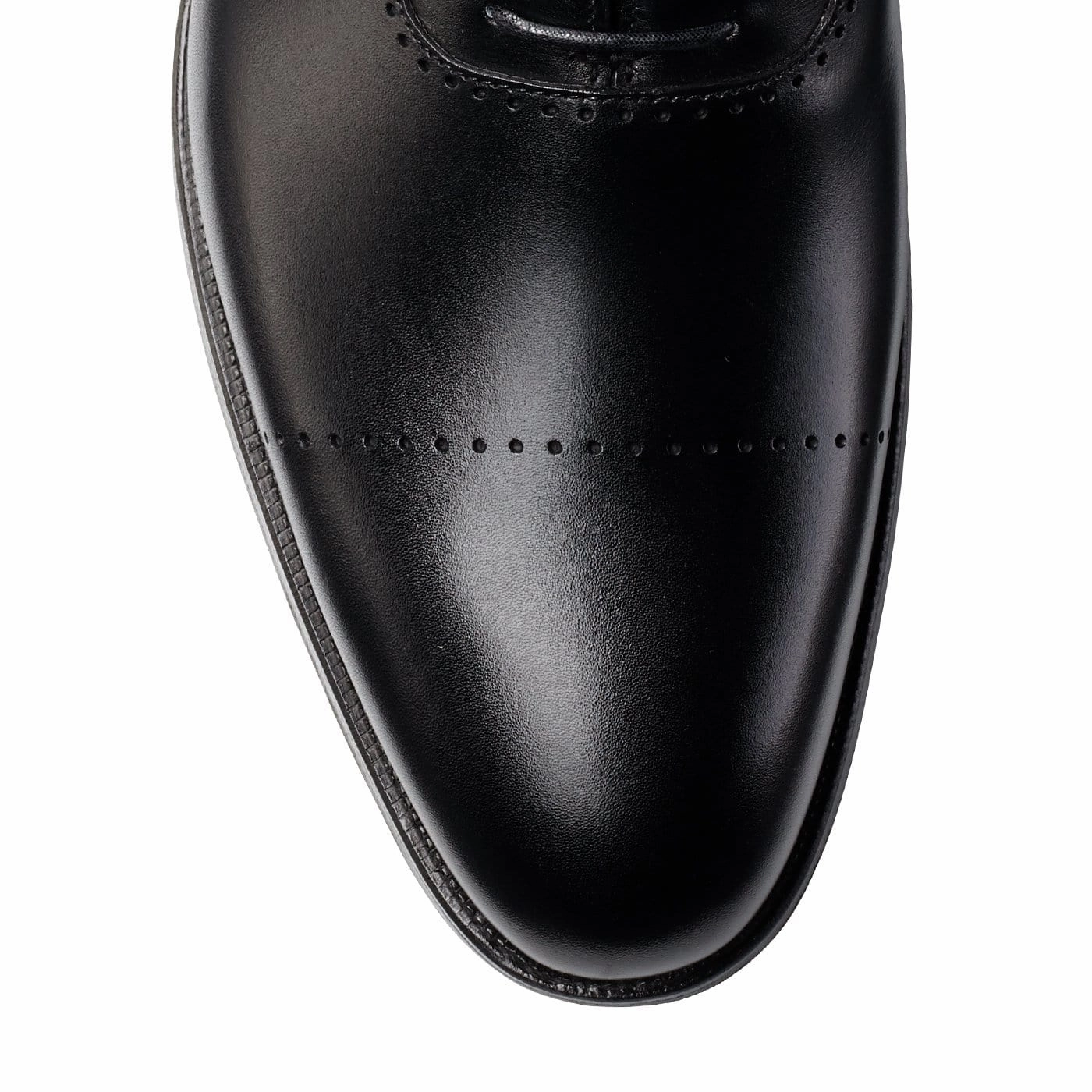Courtenay Black Calf Leather Lace-up Shoes Classic Edge Presentation Ready