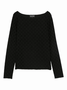 Emporio Armani Women's Sweaters Comfortable Design Soft Touch Texture