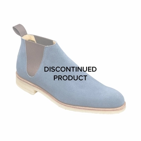 Cranleigh Mid-Blue Suede Lightweight Footwear Urban Style