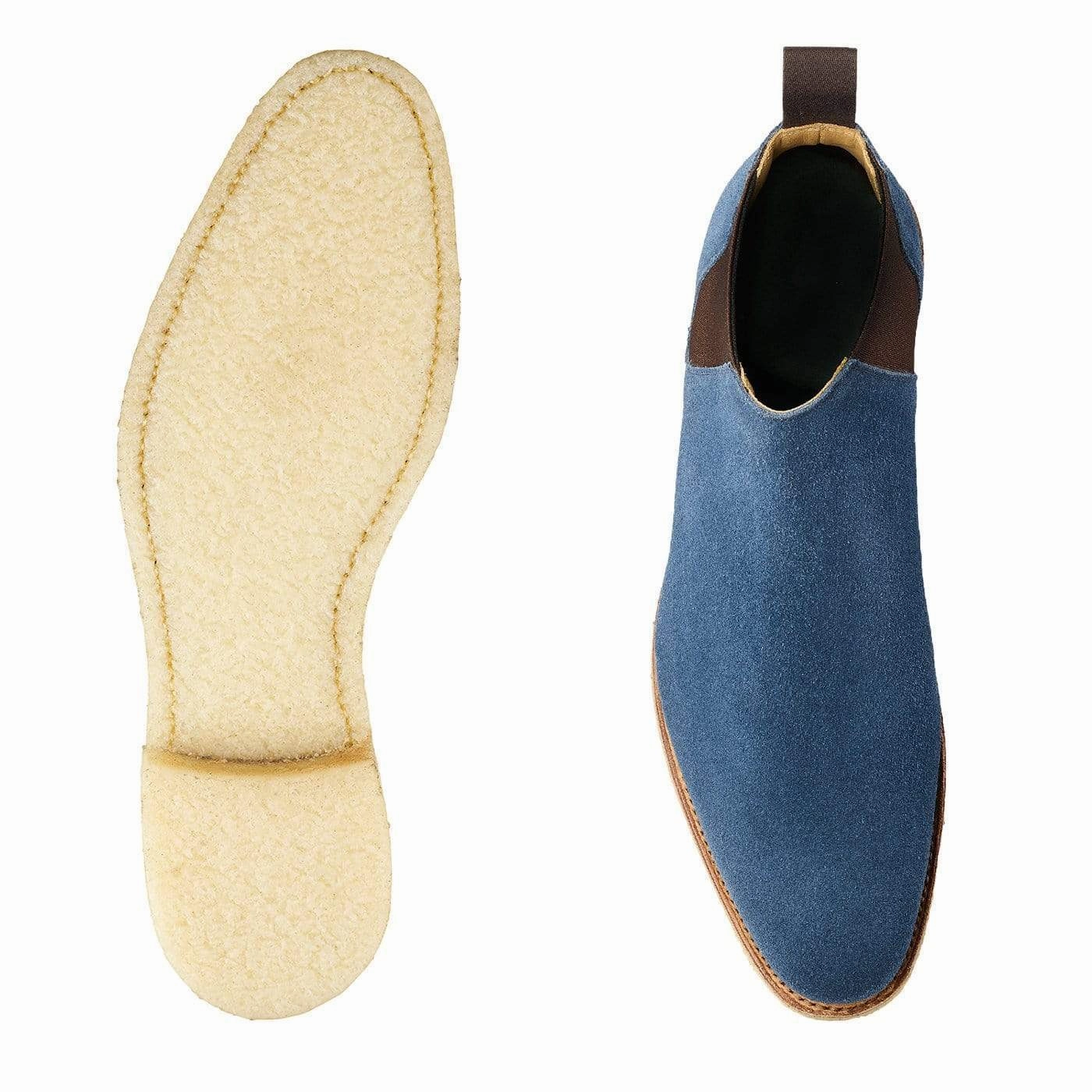 Anti Odor Trail Exploration Eco Friendly Manufacturing Cranleigh Mid-Blue Suede