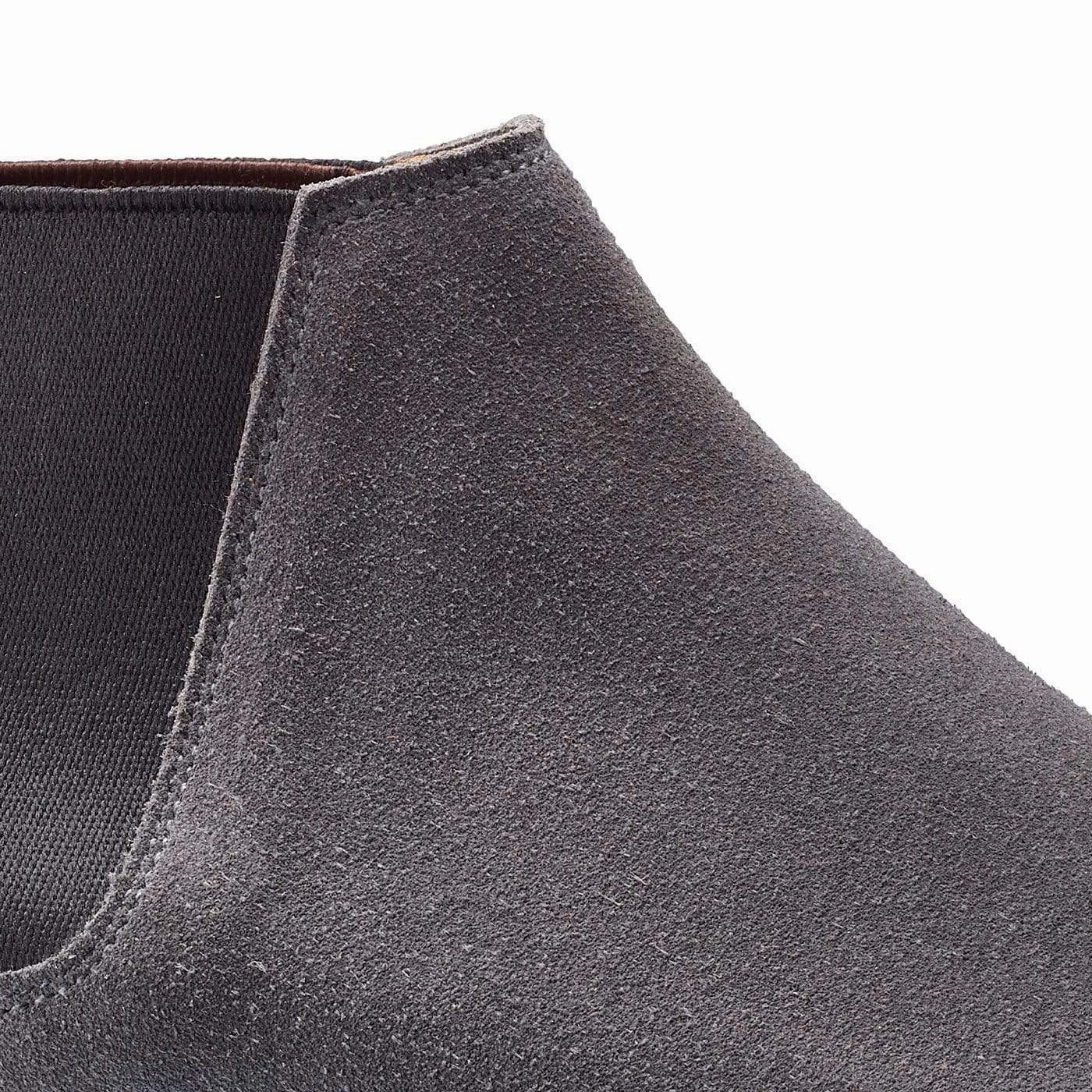 Cranleigh Shark Grey Suede Soft Leather