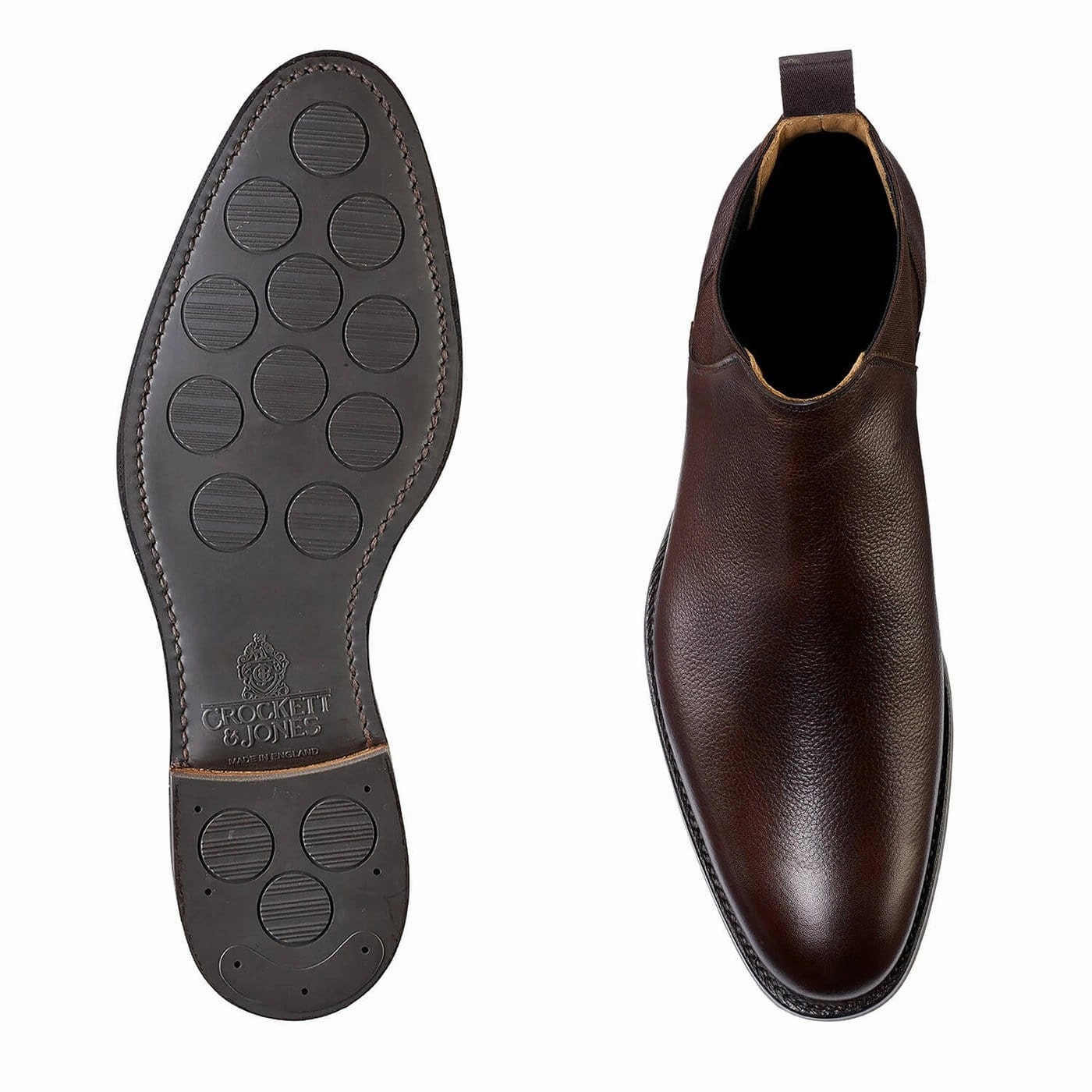 Cranton Dark Brown Pebble Grain Weatherproof Seam