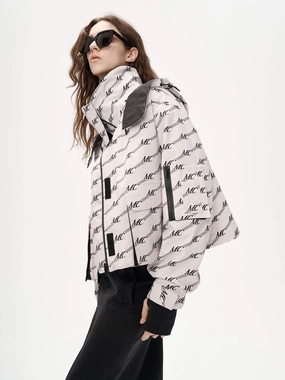 Cropped Monogram Down Jacket Calm Day Fit