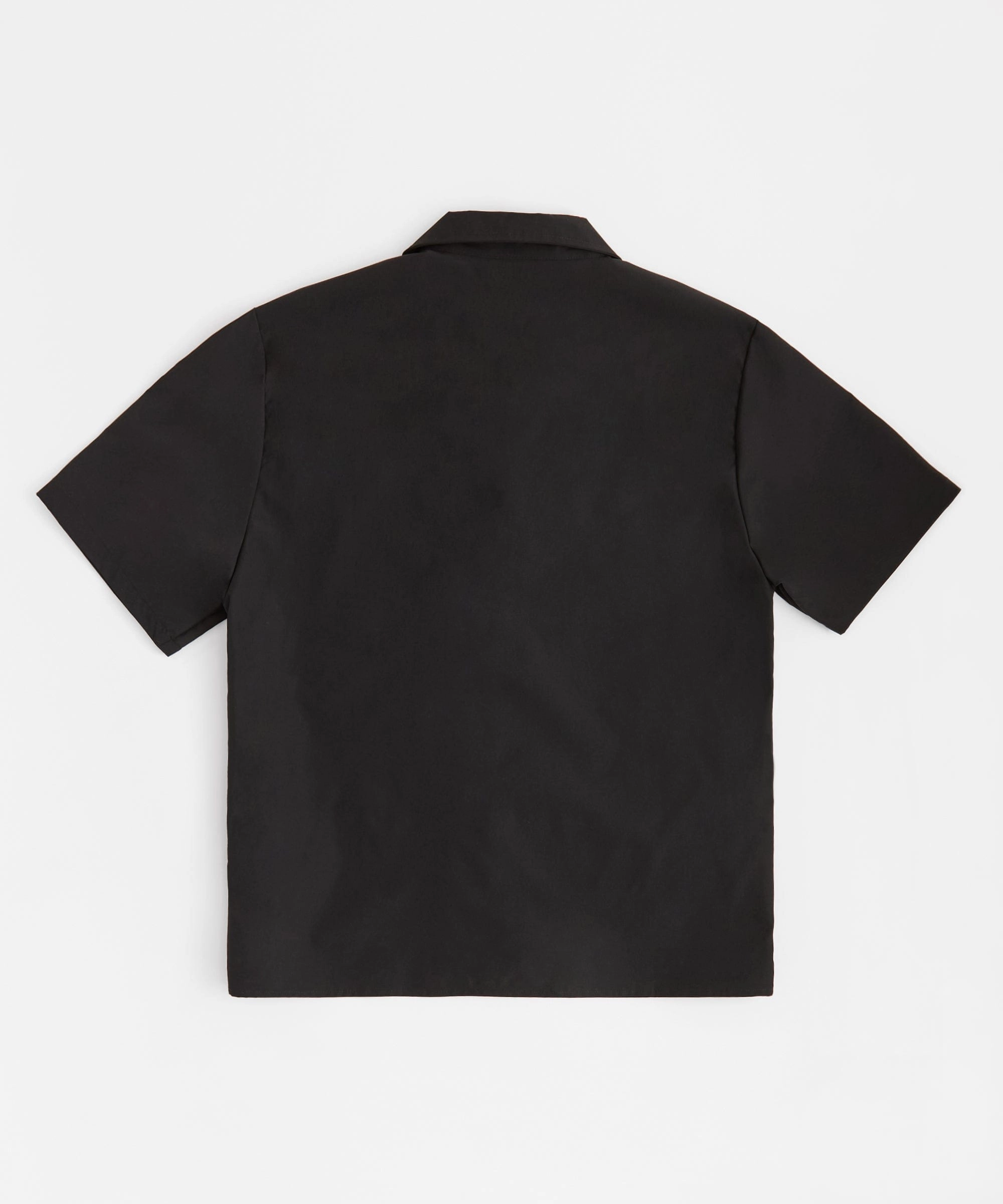 Durable Fiber Blend Scarface? Tony Montana Woven Shirt Box Fit - Black