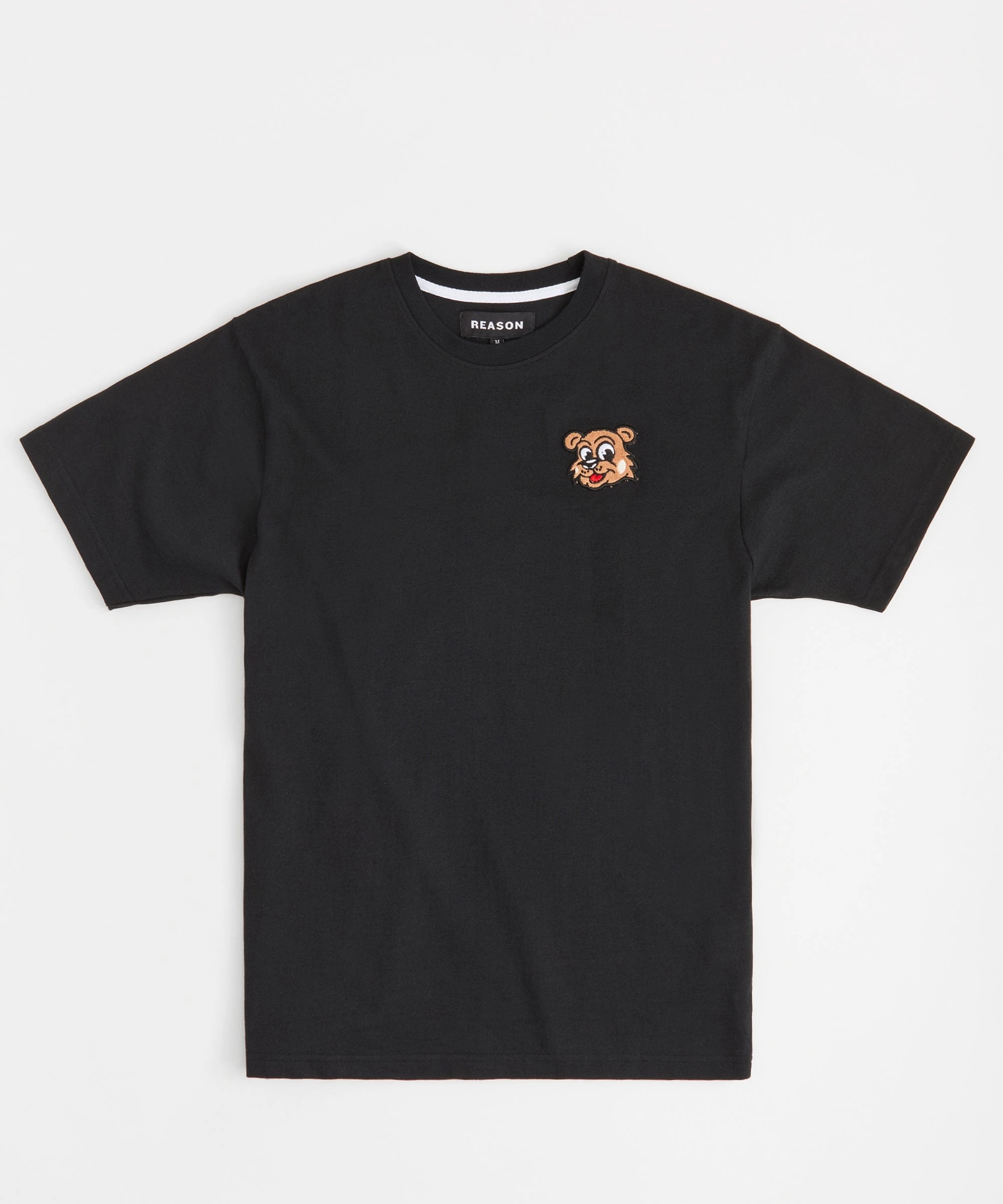 Cub Chenille Patch Short Sleeve Tee - Black PuckerFree Surface