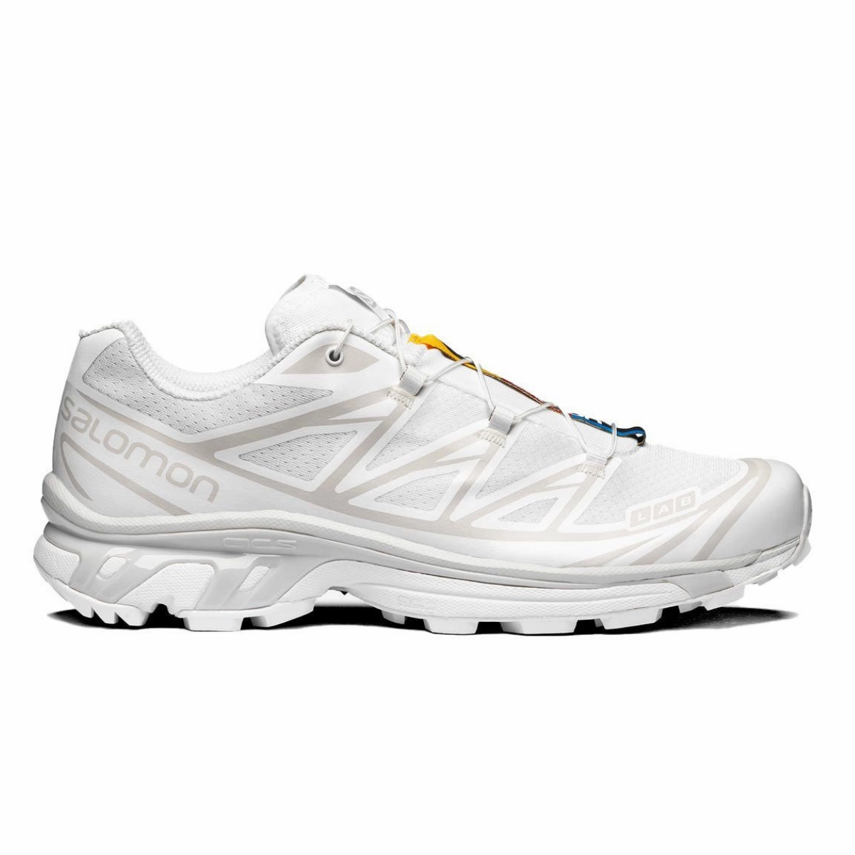 Tension Free Lacing Sport Casual White Lunar Rock XT 6 Sneakers