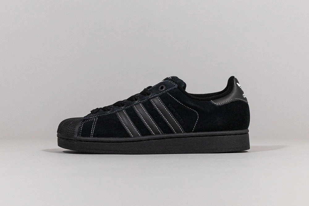 Stitchless Bonding Rugged Traction adidas Superstar II 'Core Black'