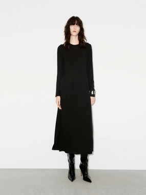 Cut Shoulder Midi Dress Workwear Comfort