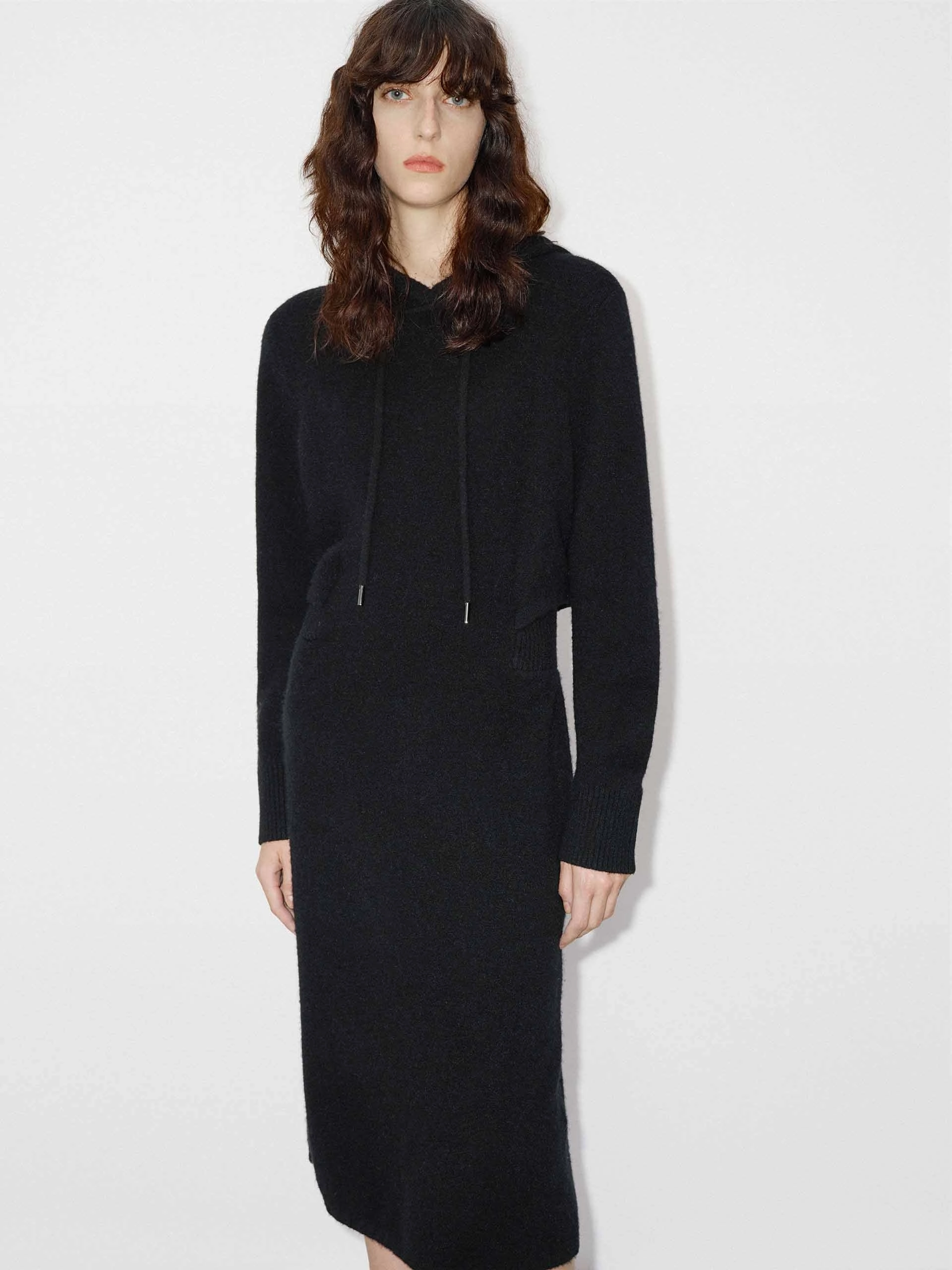 Cutout Waist Hood Dress Day Romance