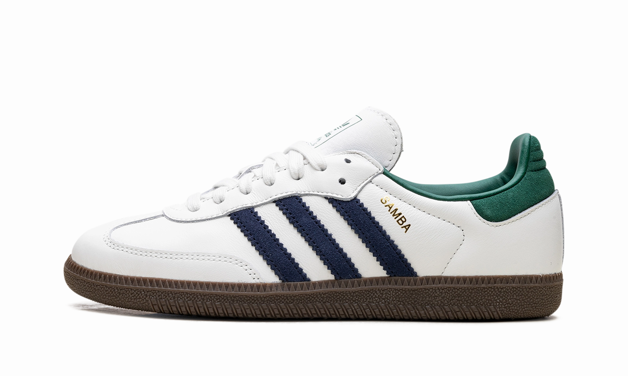 Samba OG "Black White Collegiate Green" Flex Motion