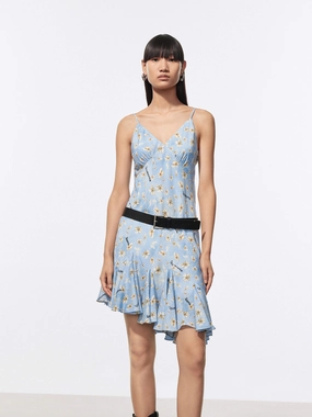 Vintage Vibe Daisy Print Mini Dress