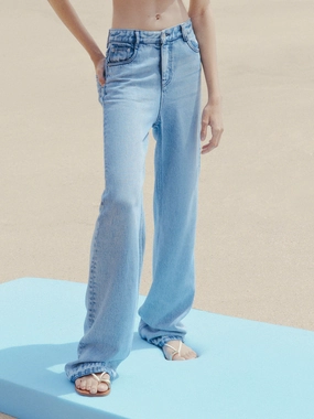 Style Friendly Full Length Straight Jeans