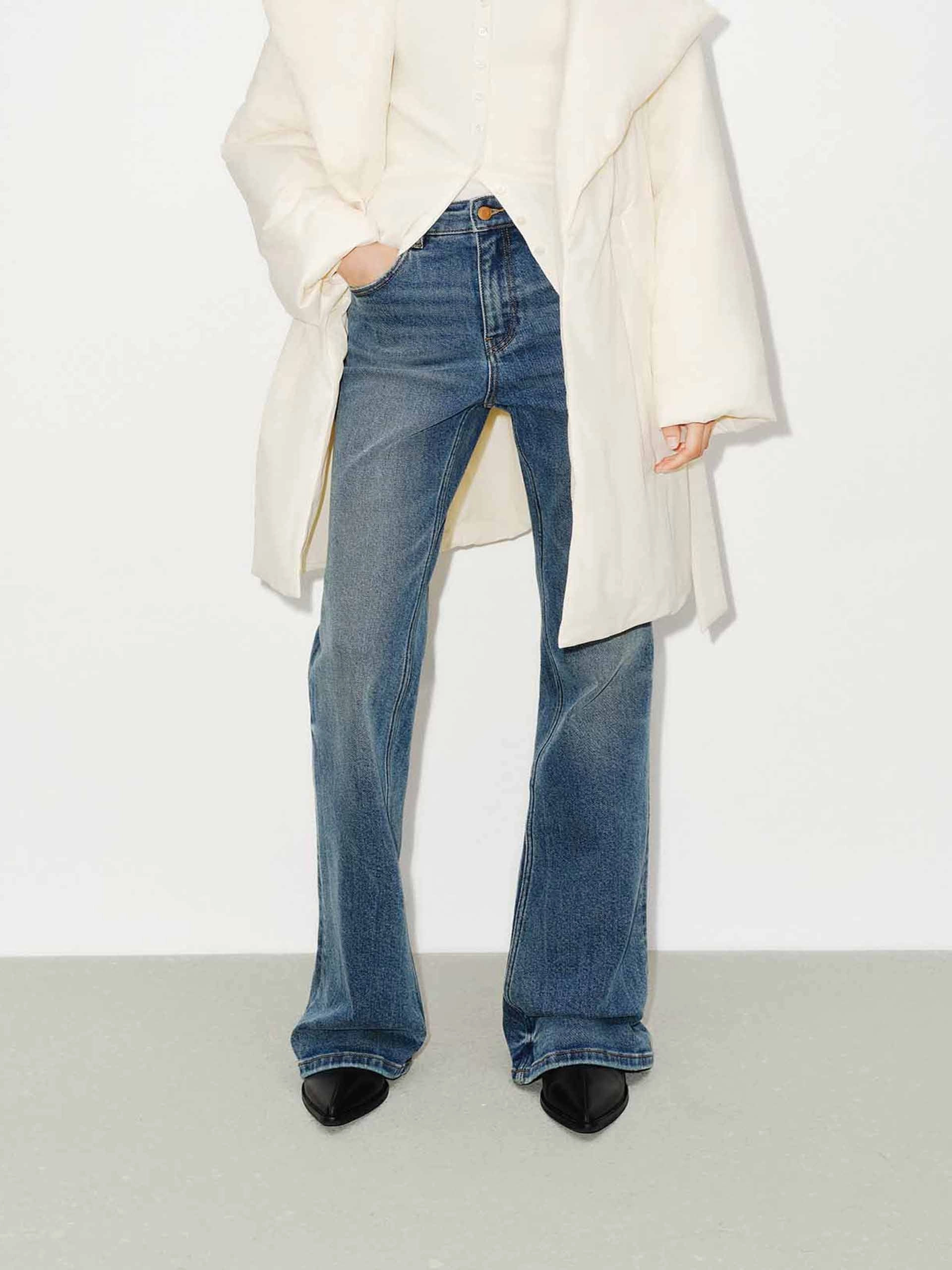Go Everywhere Straight Cotton Blend Jeans