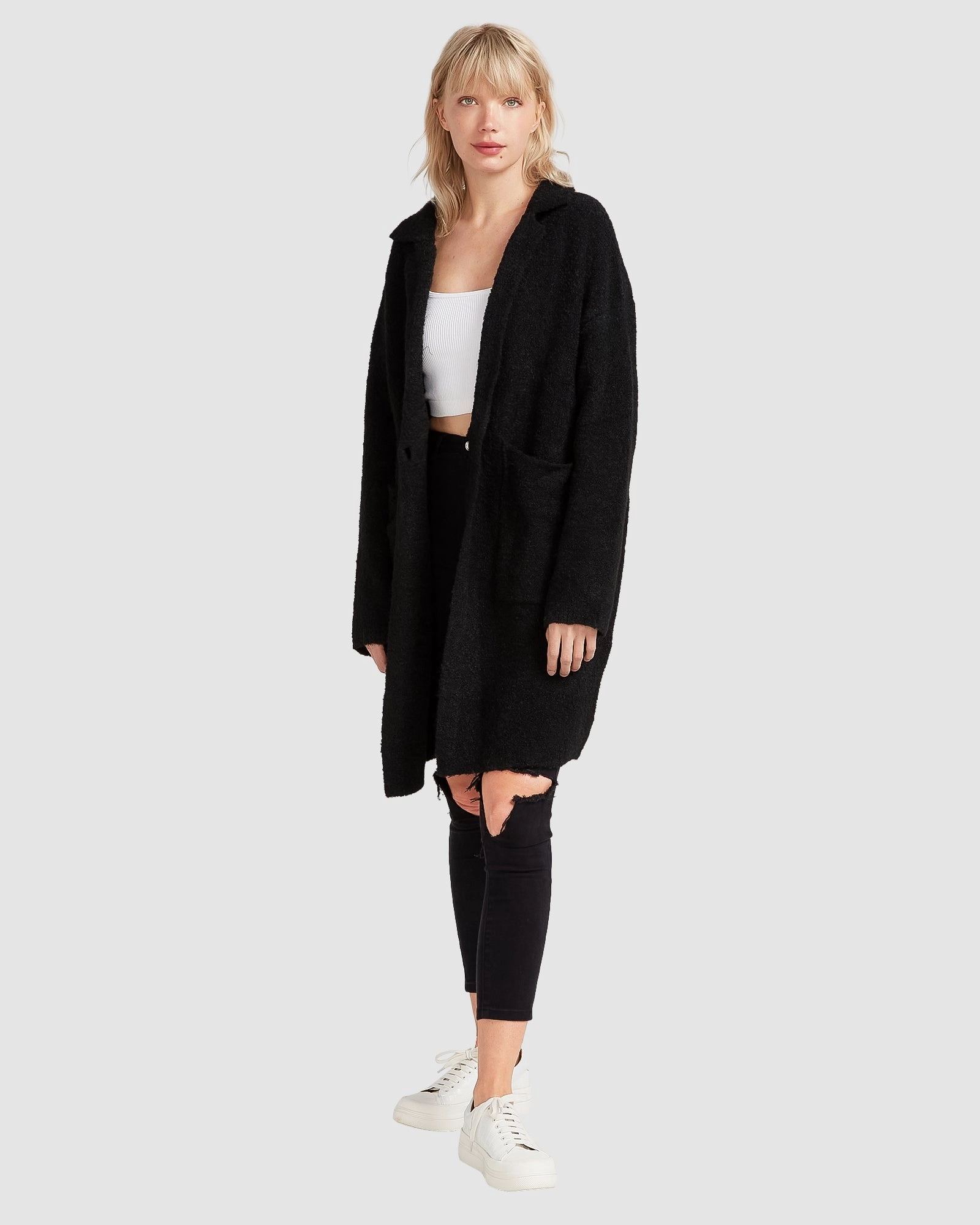 Days Go By Sustainable Blazer Cardigan Minimalist Look