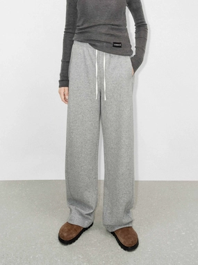 Layered Panel Design Effortless Layer Deconstructed Waist Straight Pants
