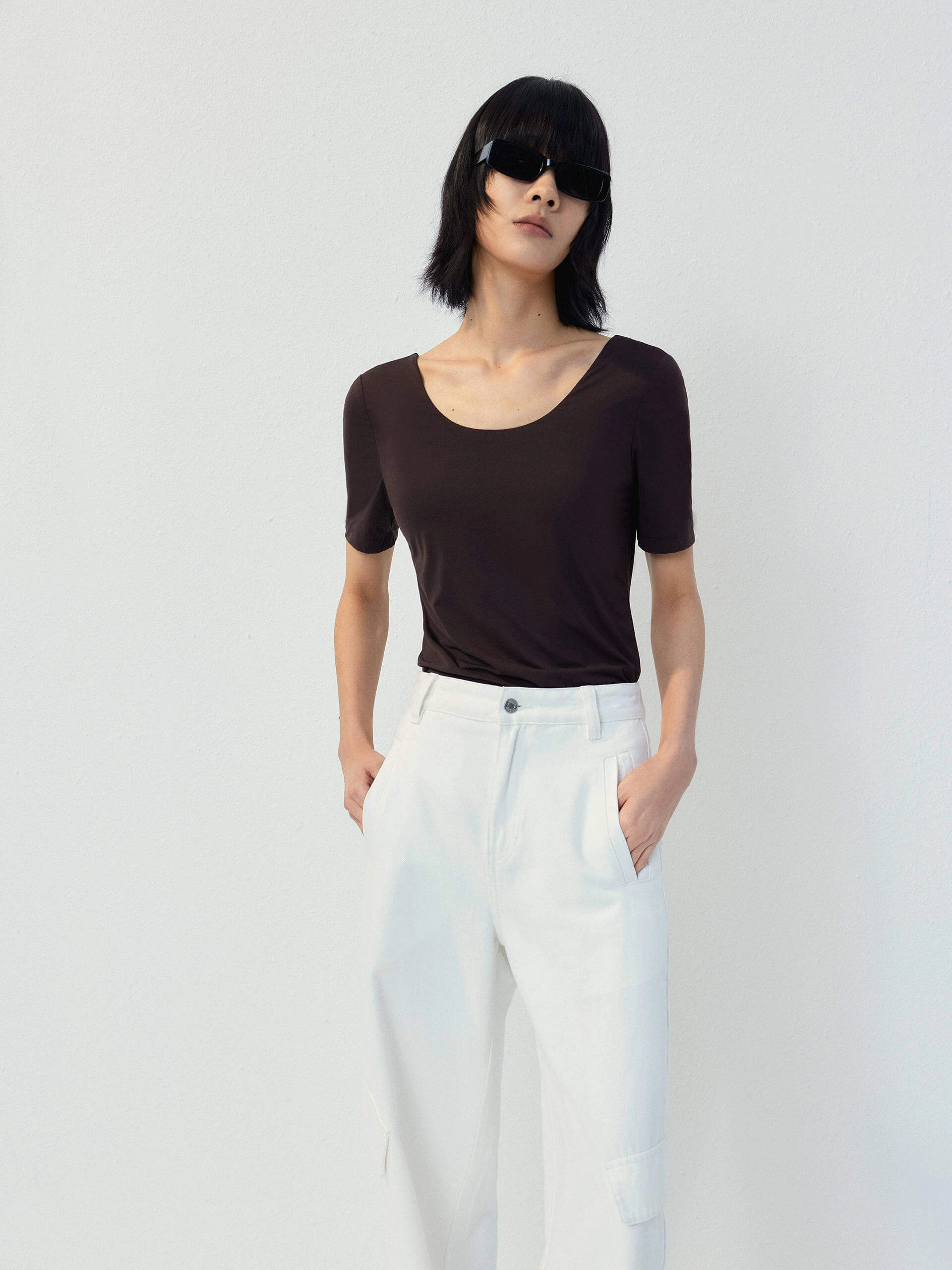 Everyday Comfort Deep Back Stretch T-shirt