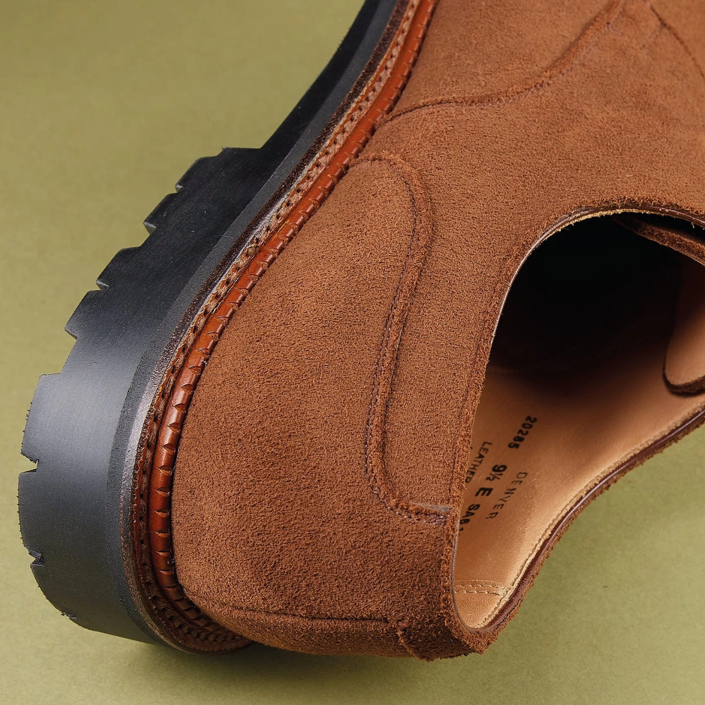 Smooth Step All Purpose Footwear Denver Tobacco Deer Skin Suede