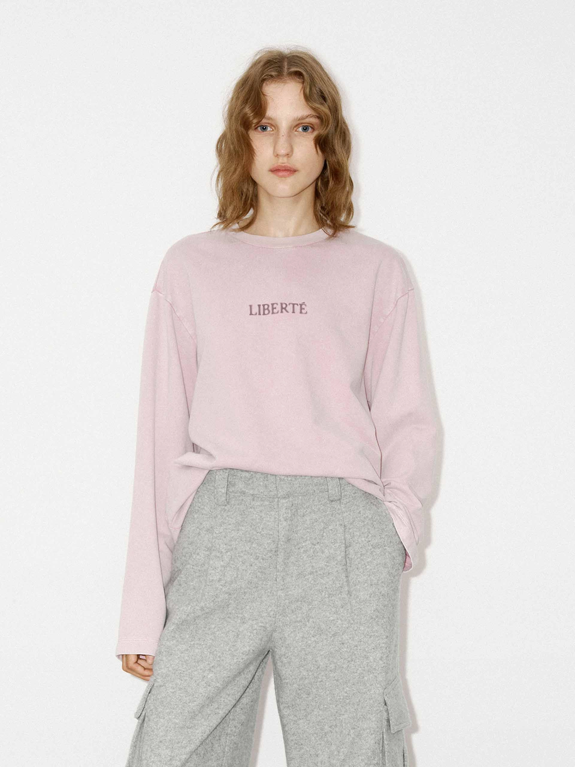 Light and Breathable Distress Detail Cotton T-shirt