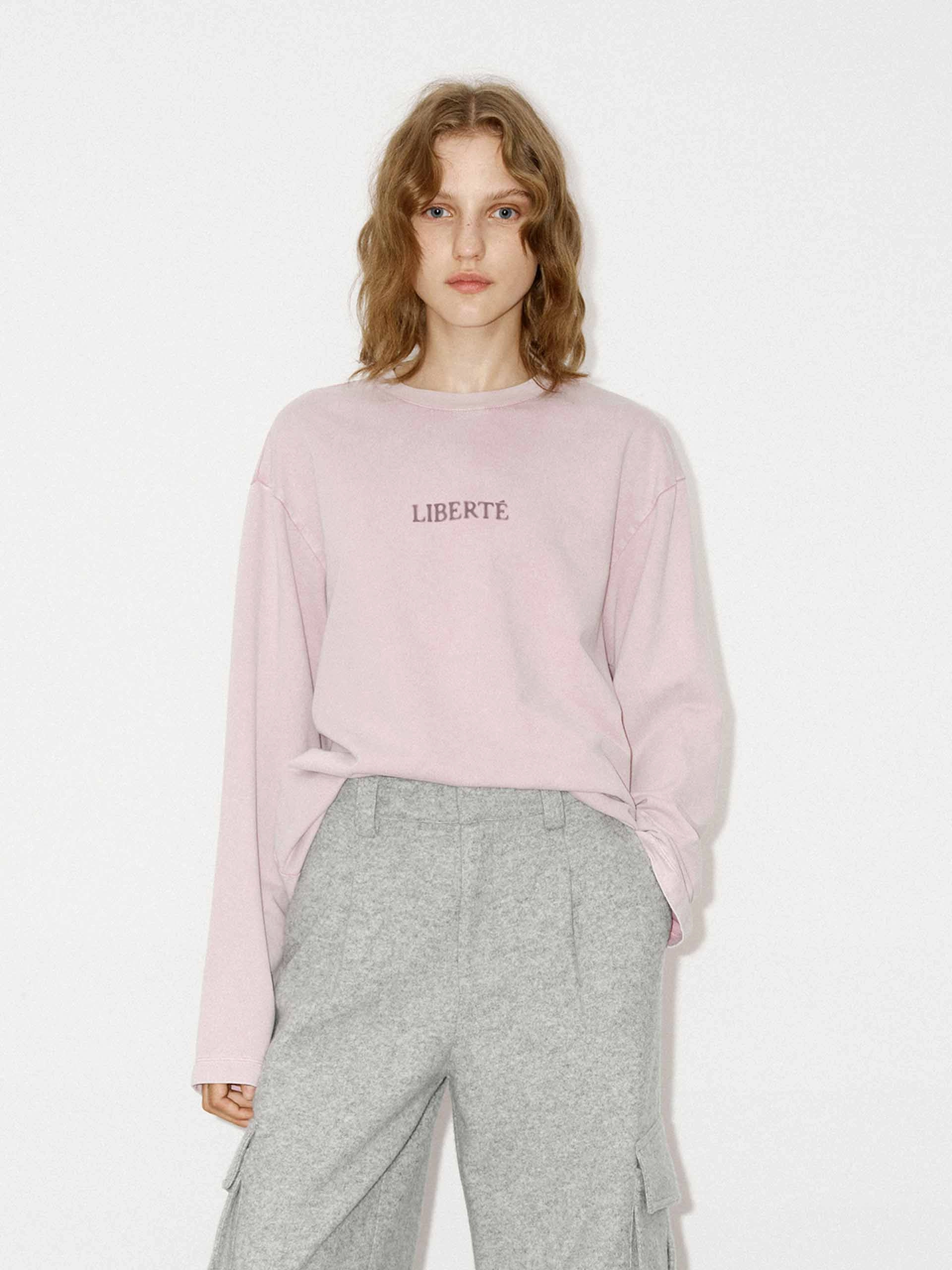 Soft Wearable Light and Breezy Distress Detail Cotton T-shirt