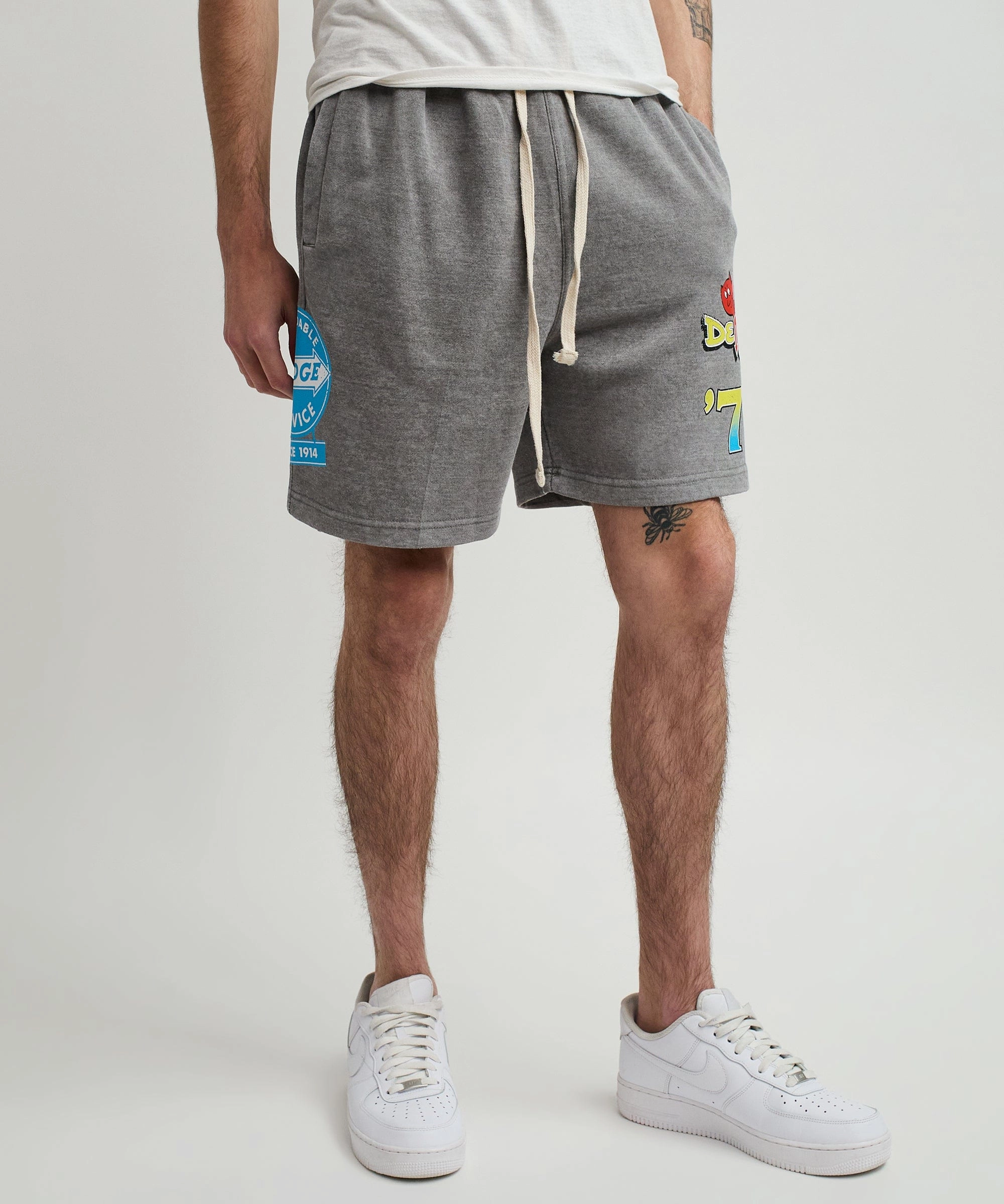 Water Repellent Finish Dodge Demon '72 Shorts - Grey