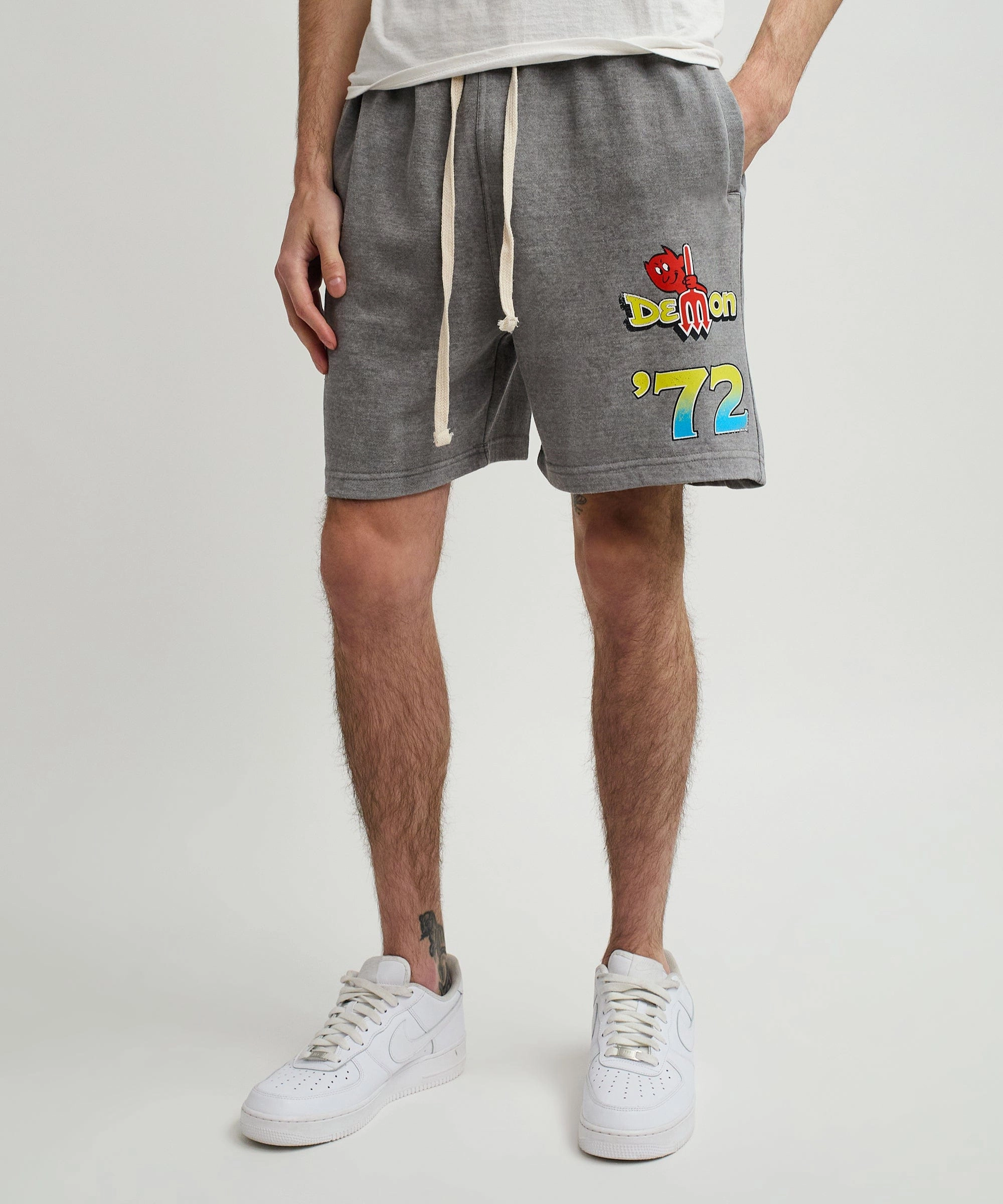 Dodge Demon '72 Shorts - Grey Lightweight Blouse