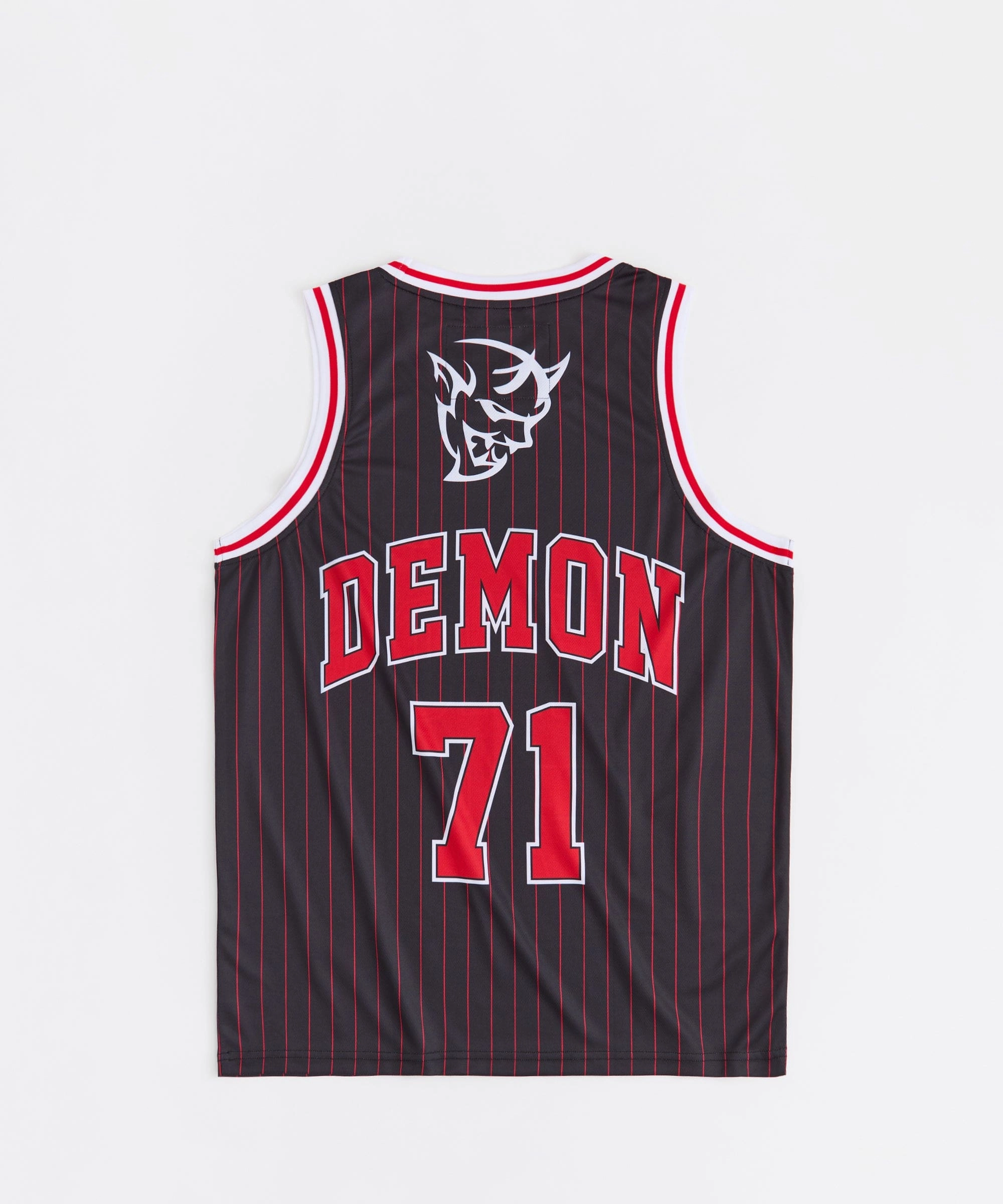 Eco Friendly Fabric CompressionSupportWeave Dodge Demon Basketball Jersey - Black