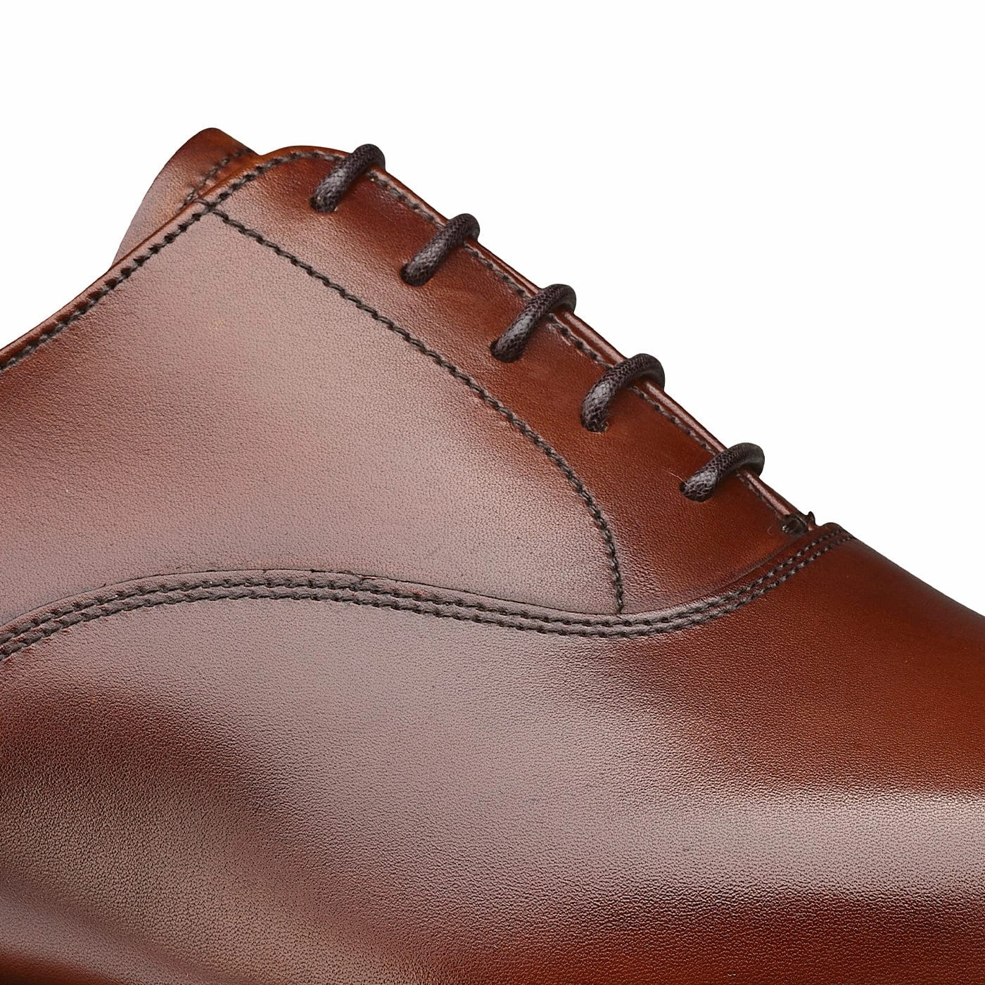 Cushioned Support Office Ready Elegant Leather Shoes Dorset 2 Chestnut Burnished Calf