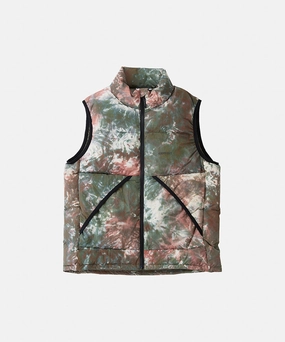 Stylish Basics Seamless Shoulder Construction Down Puffer Vest