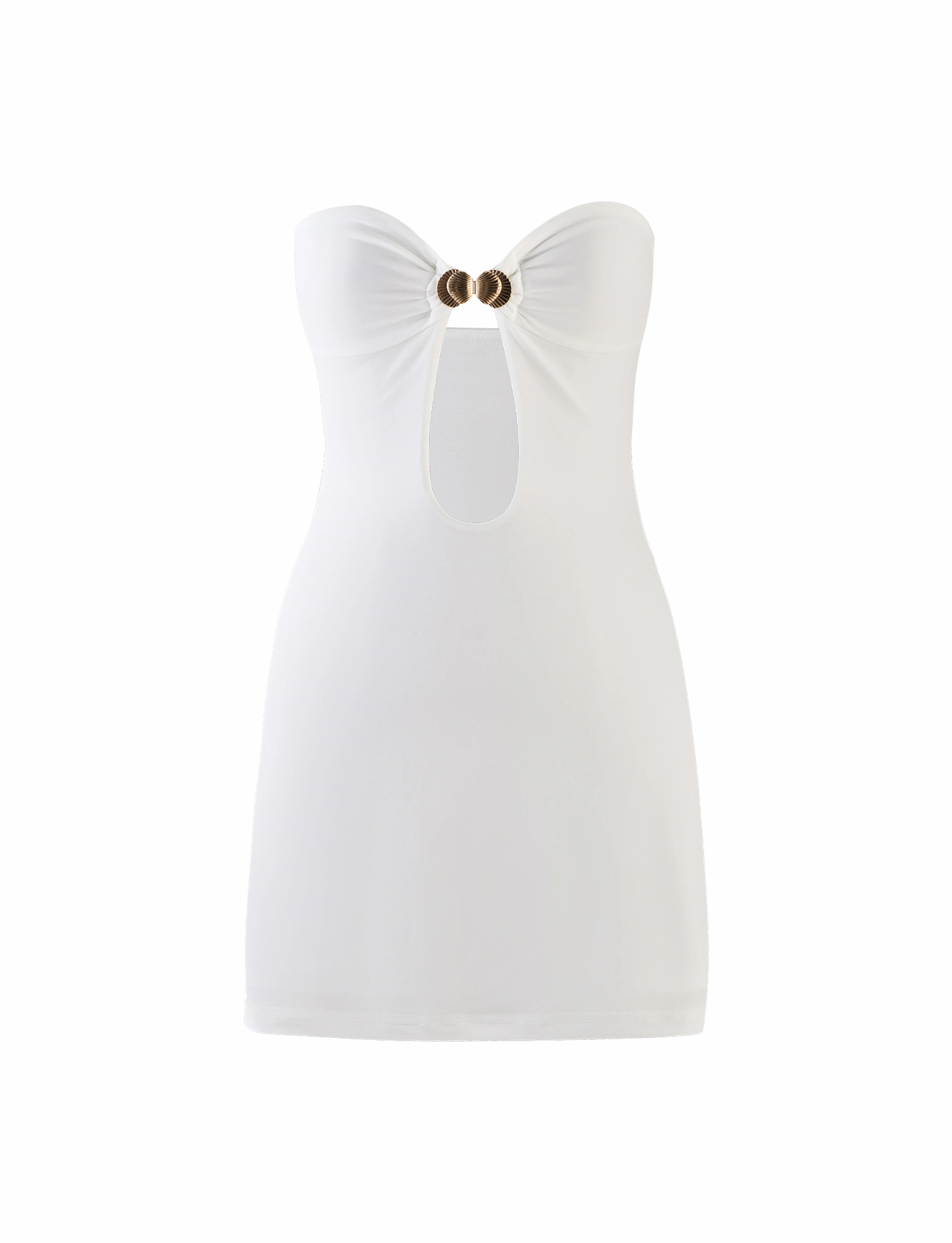 CECILY MINI DRESS - WHITE Chill Moment