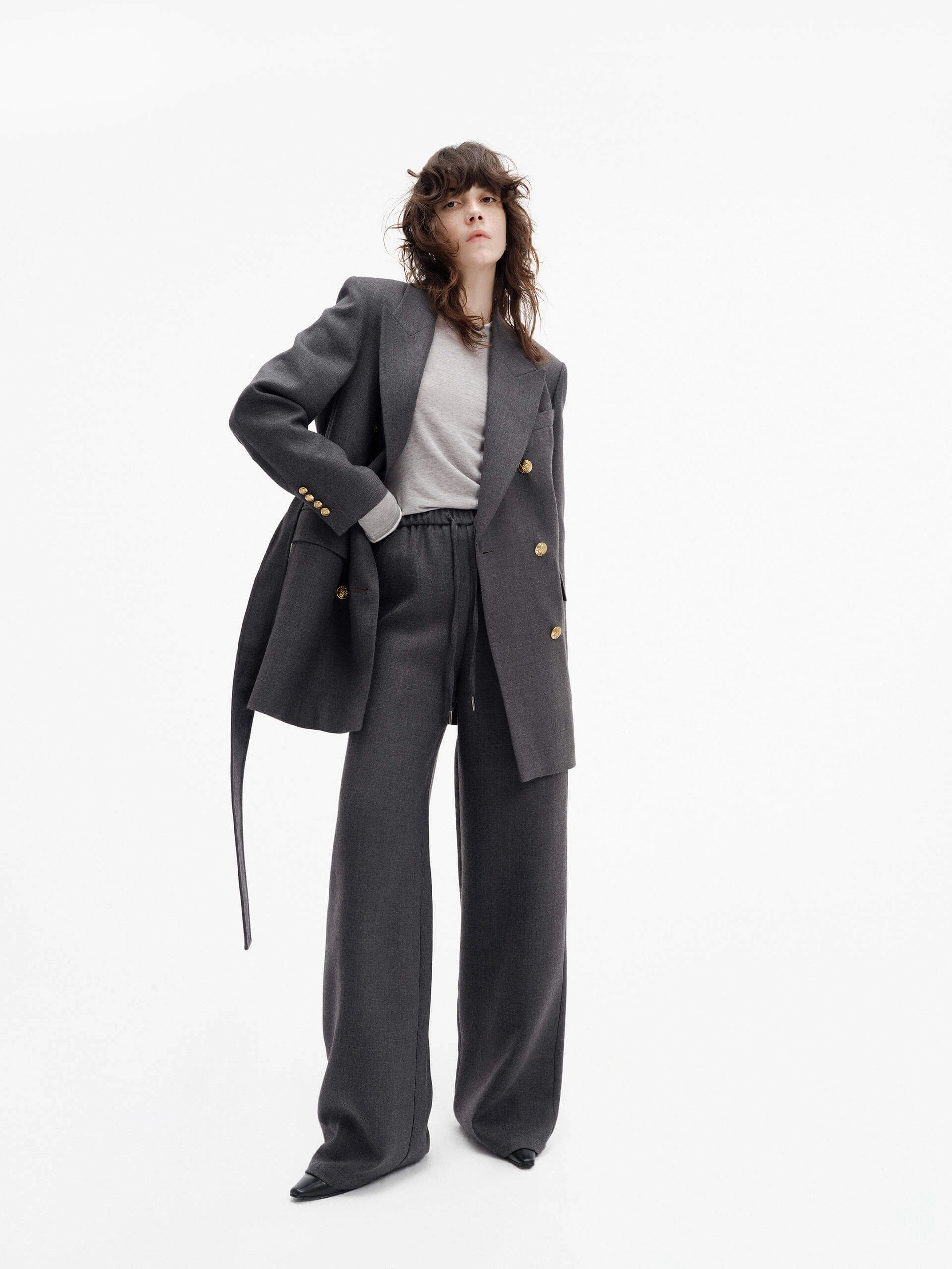 Double Breasted Belted Blazer MultiPanelBreathability