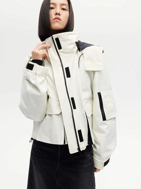 Snow Ready Outfit Detachable Hooded Down Jacket